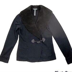 LRL Lauren Jeans Co. Women's S Sherpa Shawl Collar Jacket